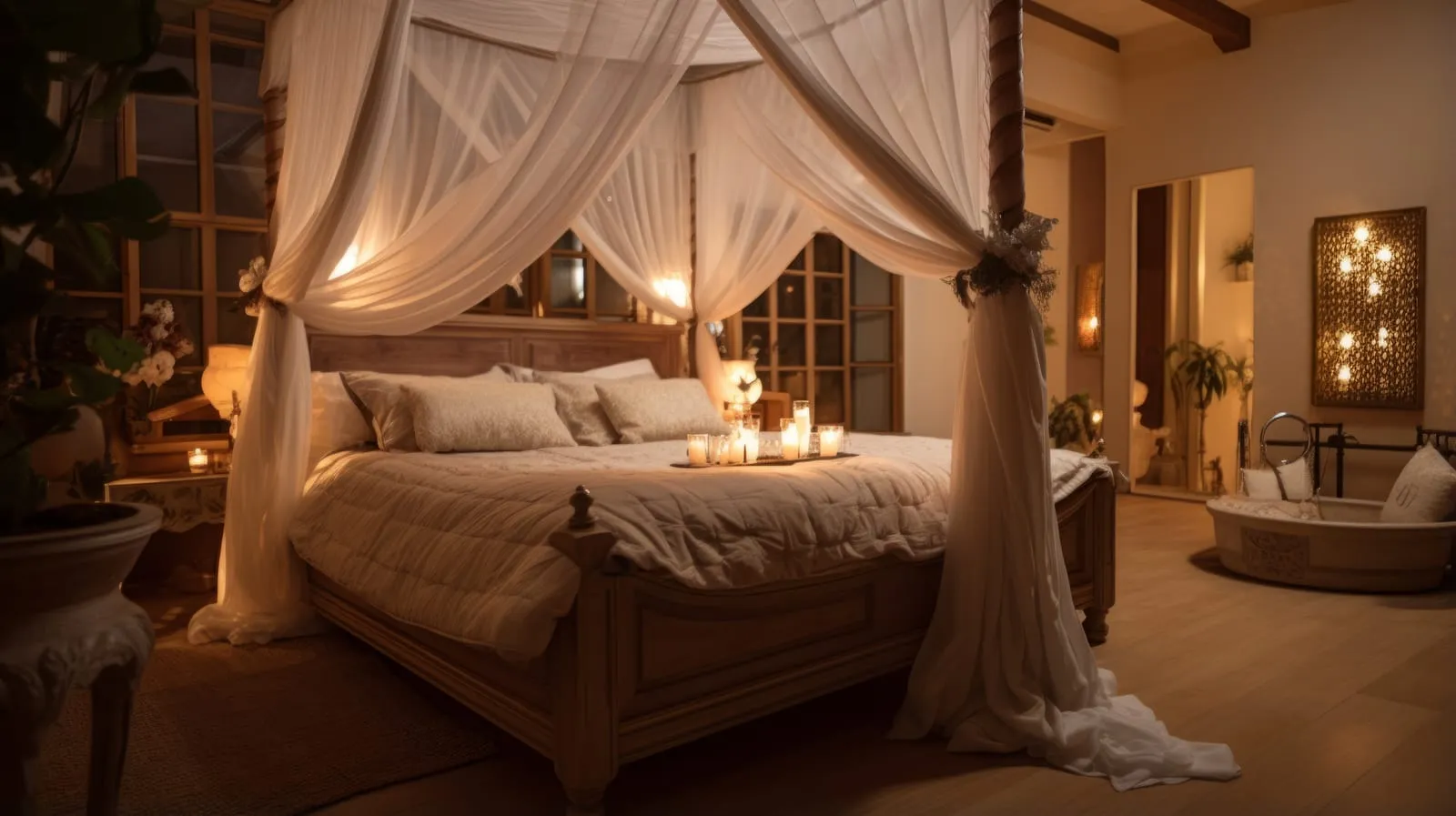 Romantic honeymoon pension with private suites and intimate settings