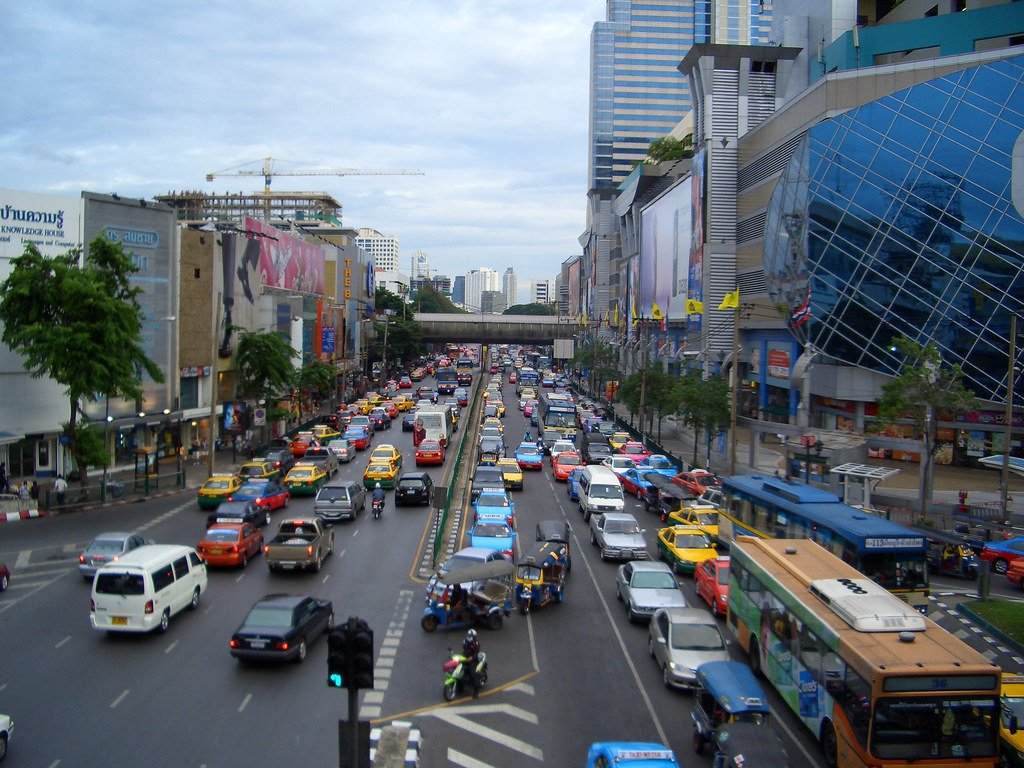 Bangkok's financial district