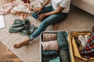 packing a suitcase for travel