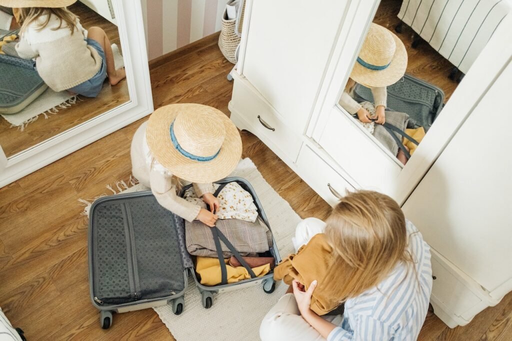 packing a suitcase for travel