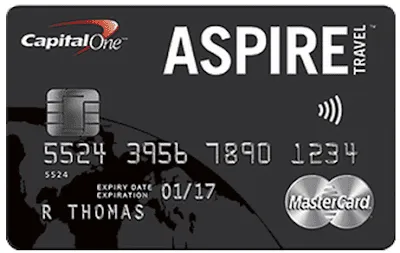 Best Travel Credit Cards in Canada /
Capital One Aspire Travel World Elite Mastercard