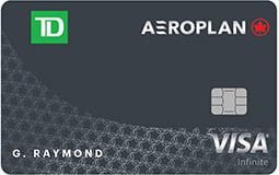 TD Aeroplan Visa Infinite Card/ Best travel credit cards in canada