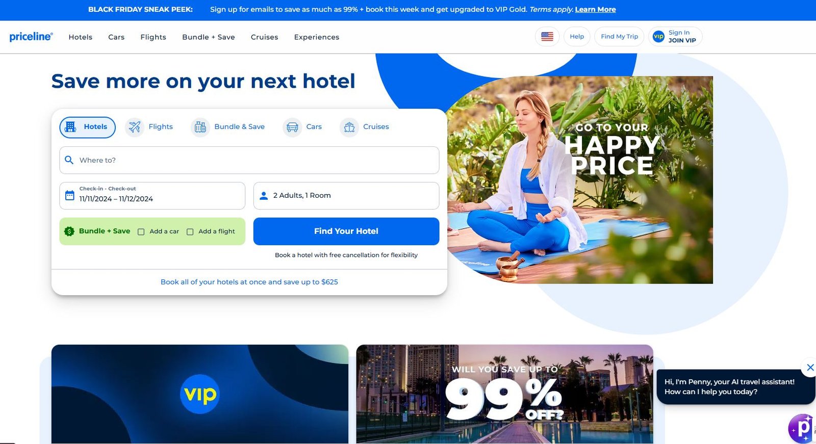 priceline website