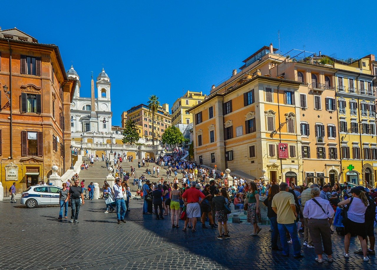 rome, spanish steps