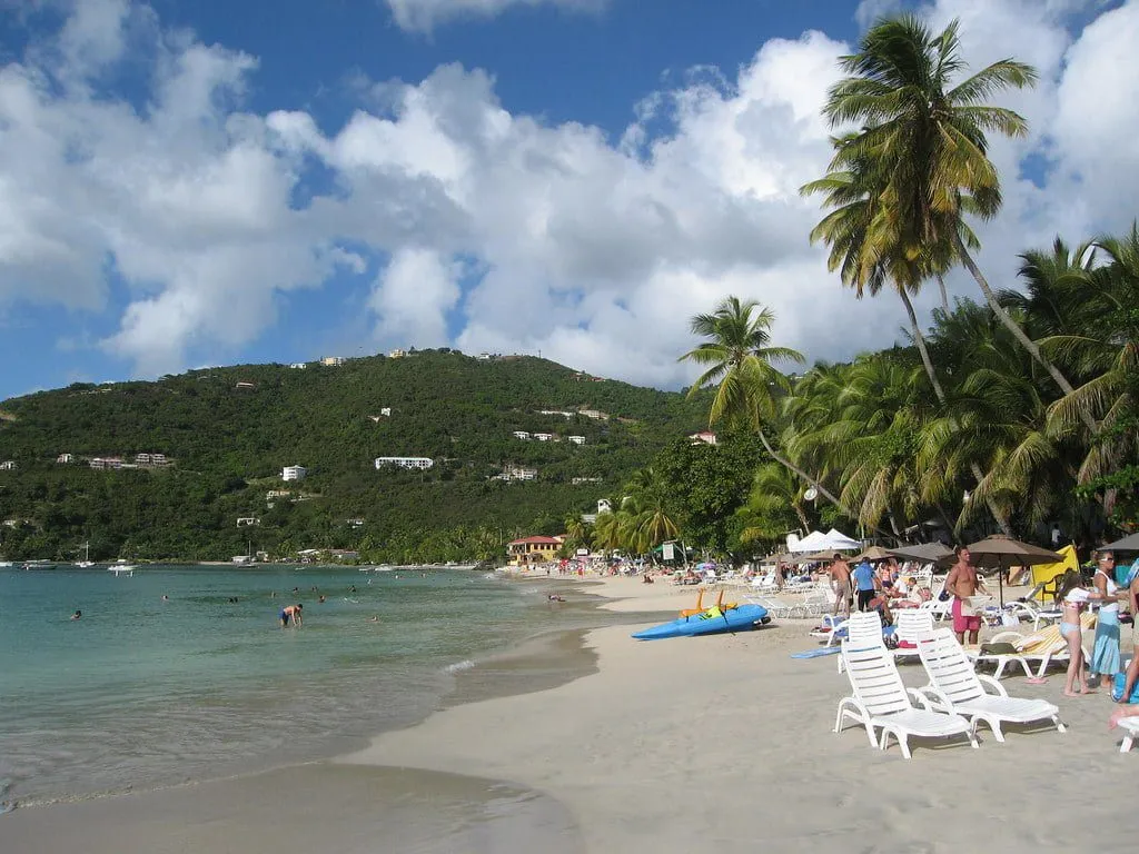 Cane Garden Bay, British Virgin Islands is one of the most beautiful beaches in the Caribbean
