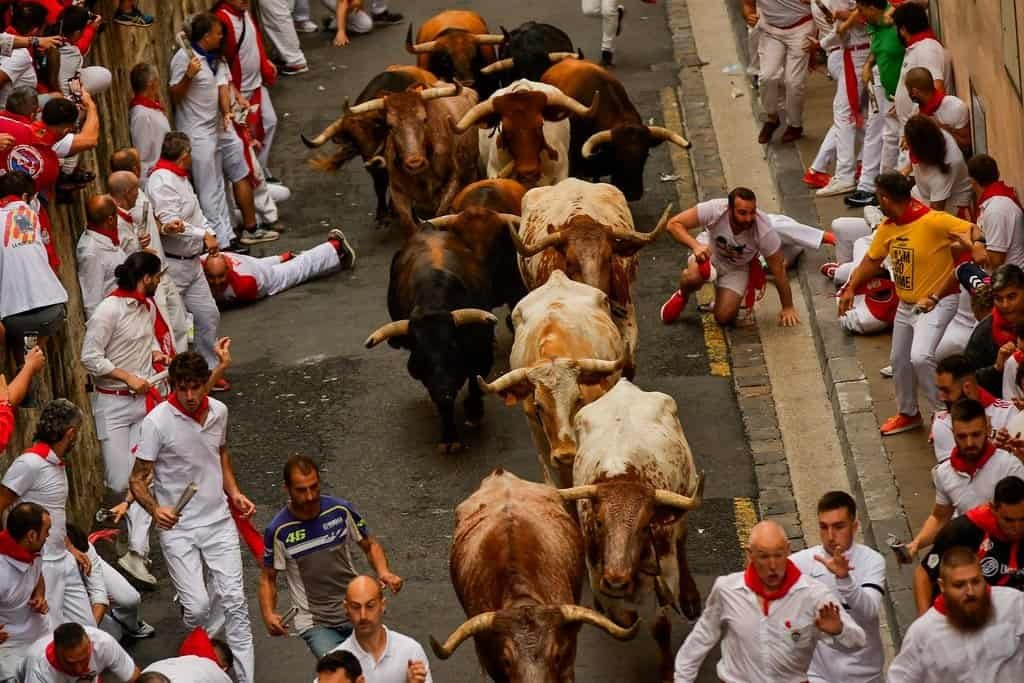 San Fermin festival in Pamplona, Spain