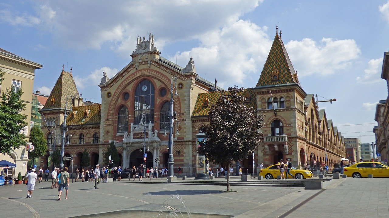 budapest, great market hall, building