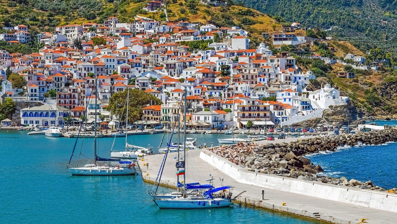 greece, skopelos, island