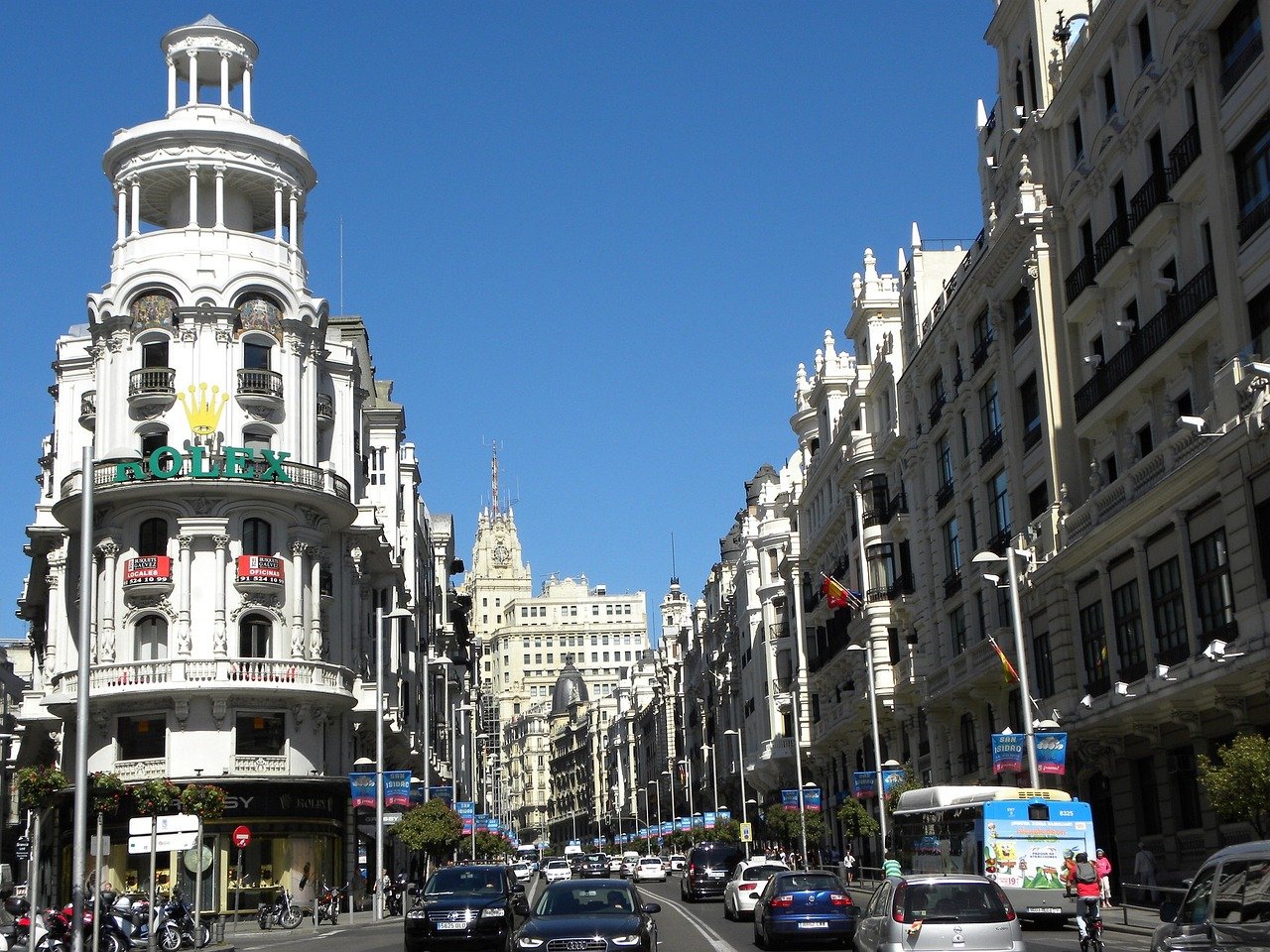 madrid, great way, city