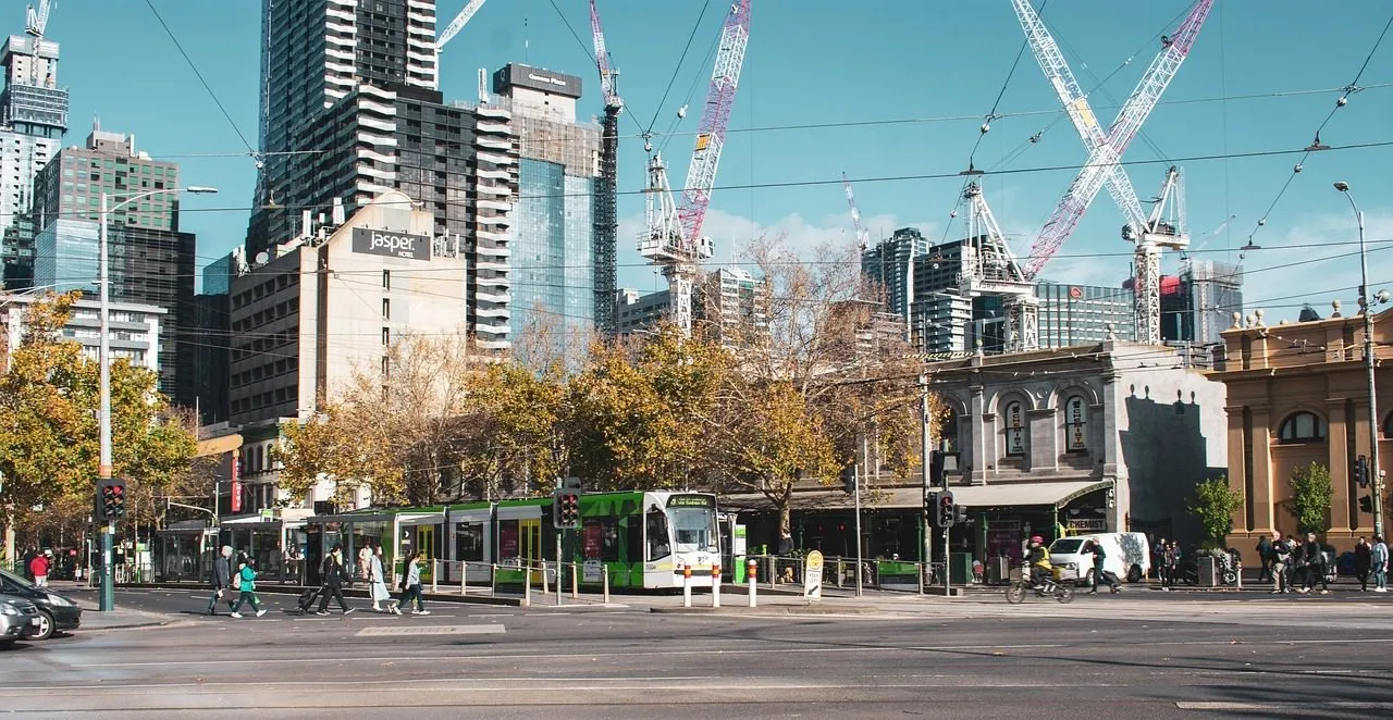 melbourne, tram, cbd