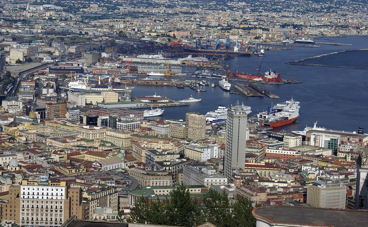 naples, port, shipyards