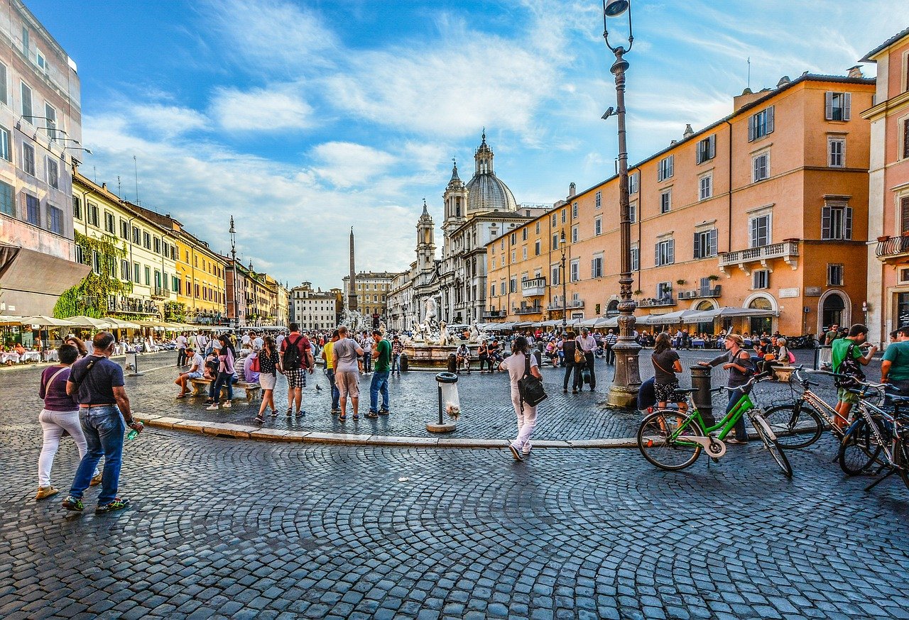 rome, piazza, navona