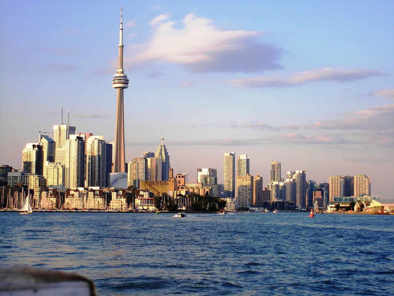 toronto, skyline, cityscape