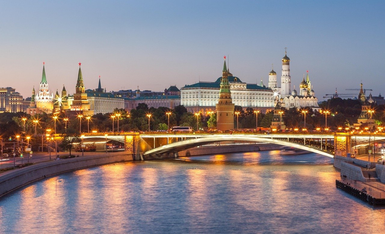 moscow, river, russia, embankment, kremlin, bridge, evening, lights, nature, sunset, city, metropolis, tower, historical, moscow, moscow, moscow, moscow, moscow, russia, russia, kremlin