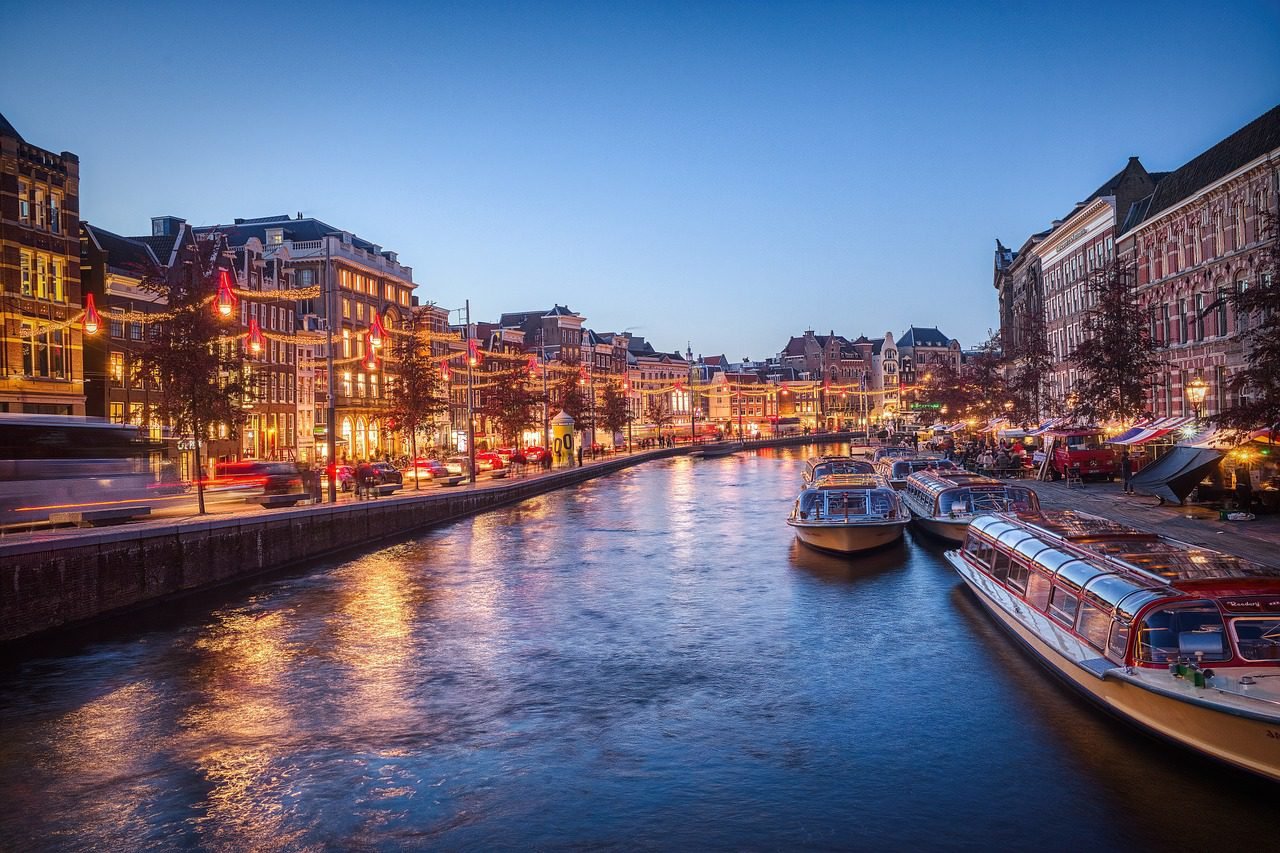 canal tour in Amsterdam