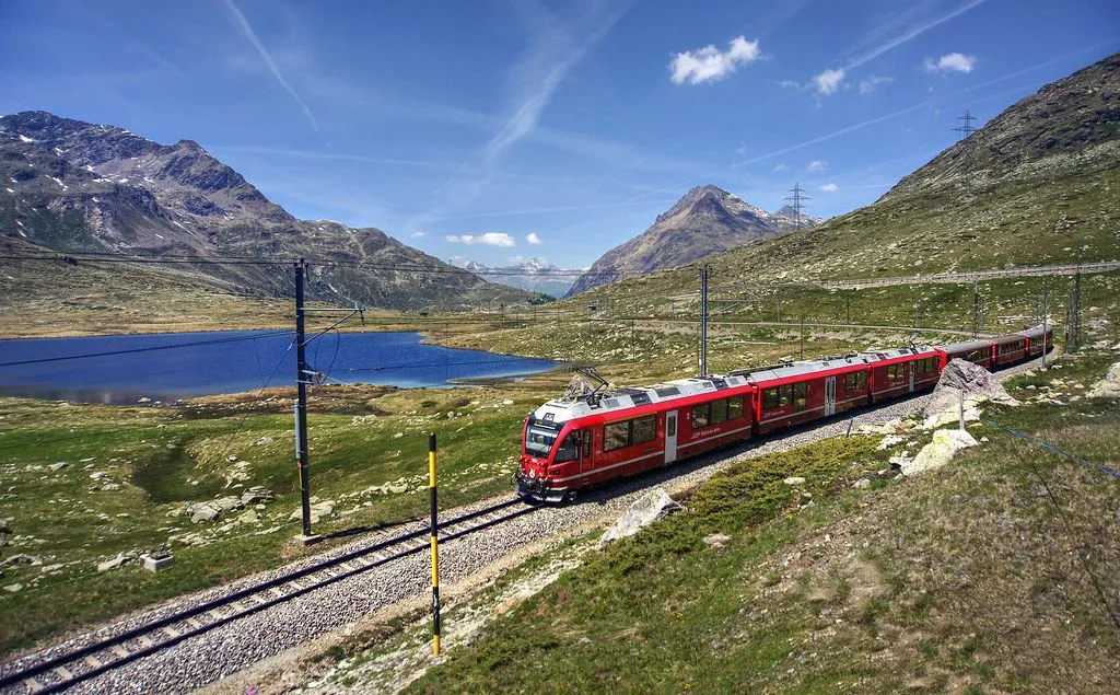 euro train scenery