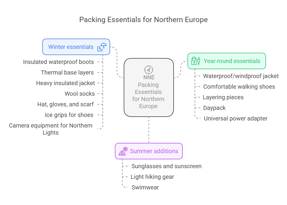Packing Essentials for Northern Europe Vacation