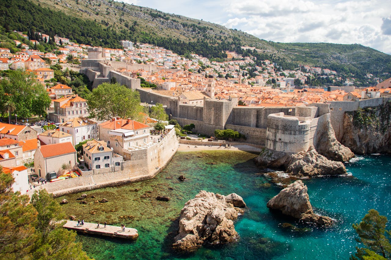 View of the Fort Lovrijenac in Dubrovnik, Croatia