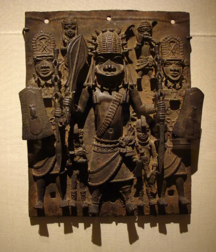 Discover the Major Ancient Civilizations In Africa 8 Benin kingdom Warrior and attendants