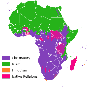 Discover the Major Ancient Civilizations In Africa 12 Religion distribution Africa crop
