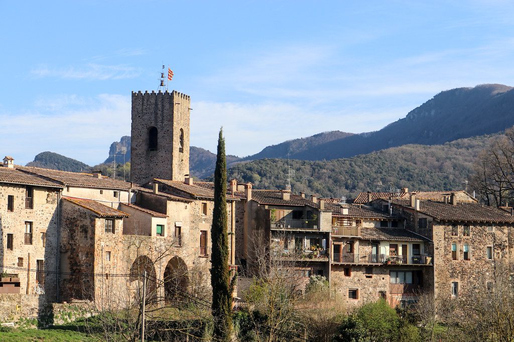 Santa Pau La Garrotxa Girona Espana