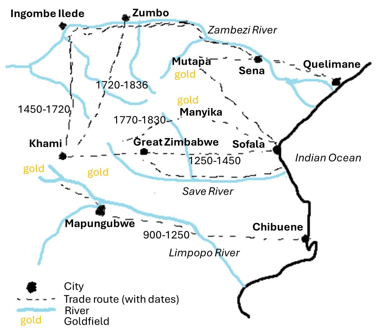 Discover the Major Ancient Civilizations In Africa 10 Zimbabwe states and trade map