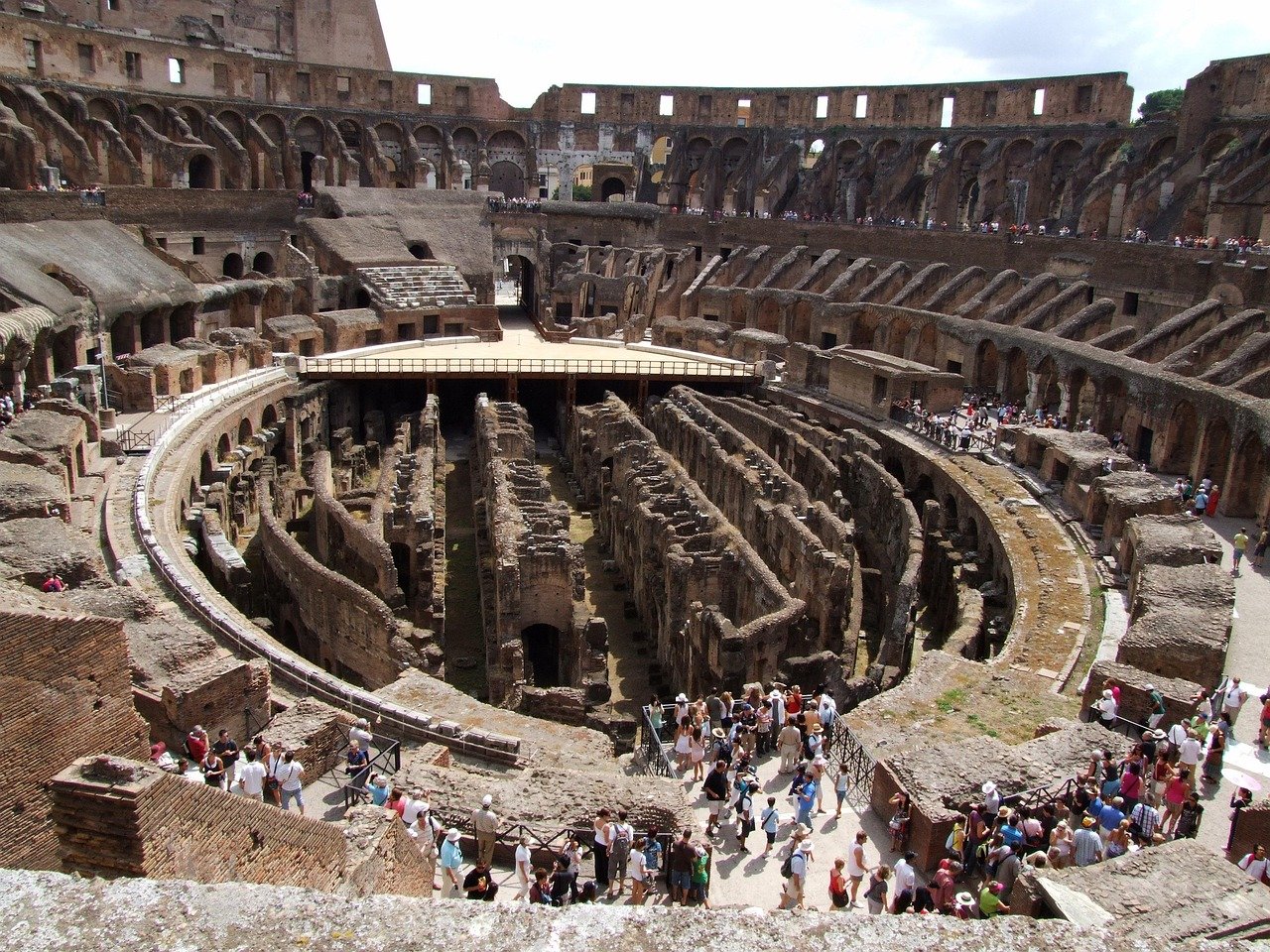 colosseum, rome inside view