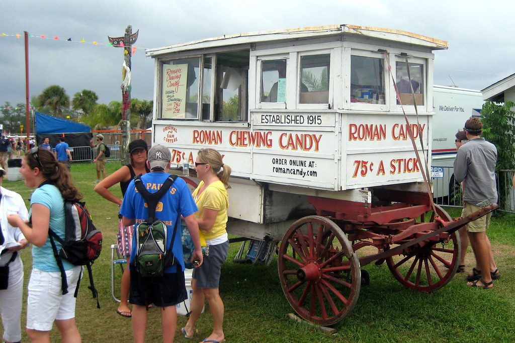 New Orleans Jazz & Heritage Festival: Roman Chewing Candy