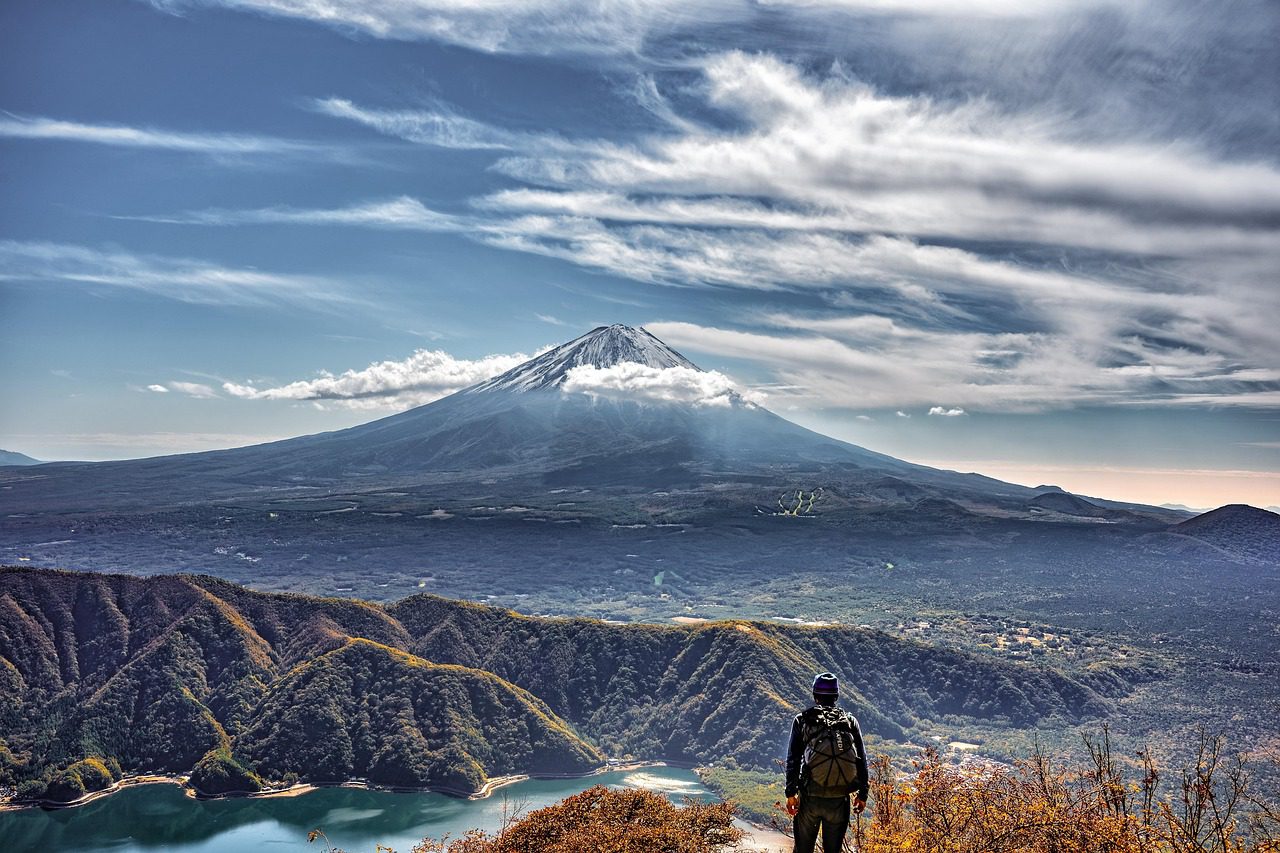 mount fuji, japan,